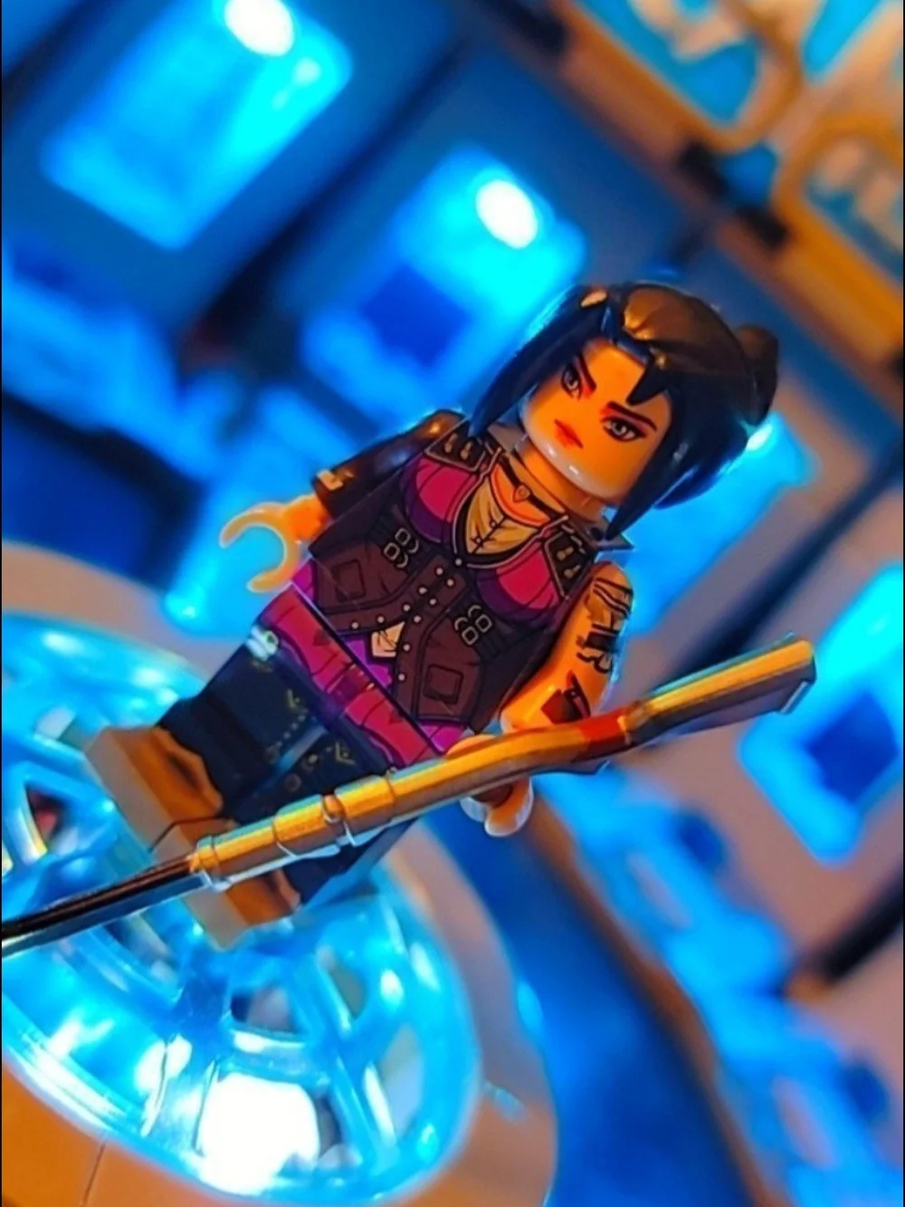 Arcane Caitlyn Minifigure Lego Compatible